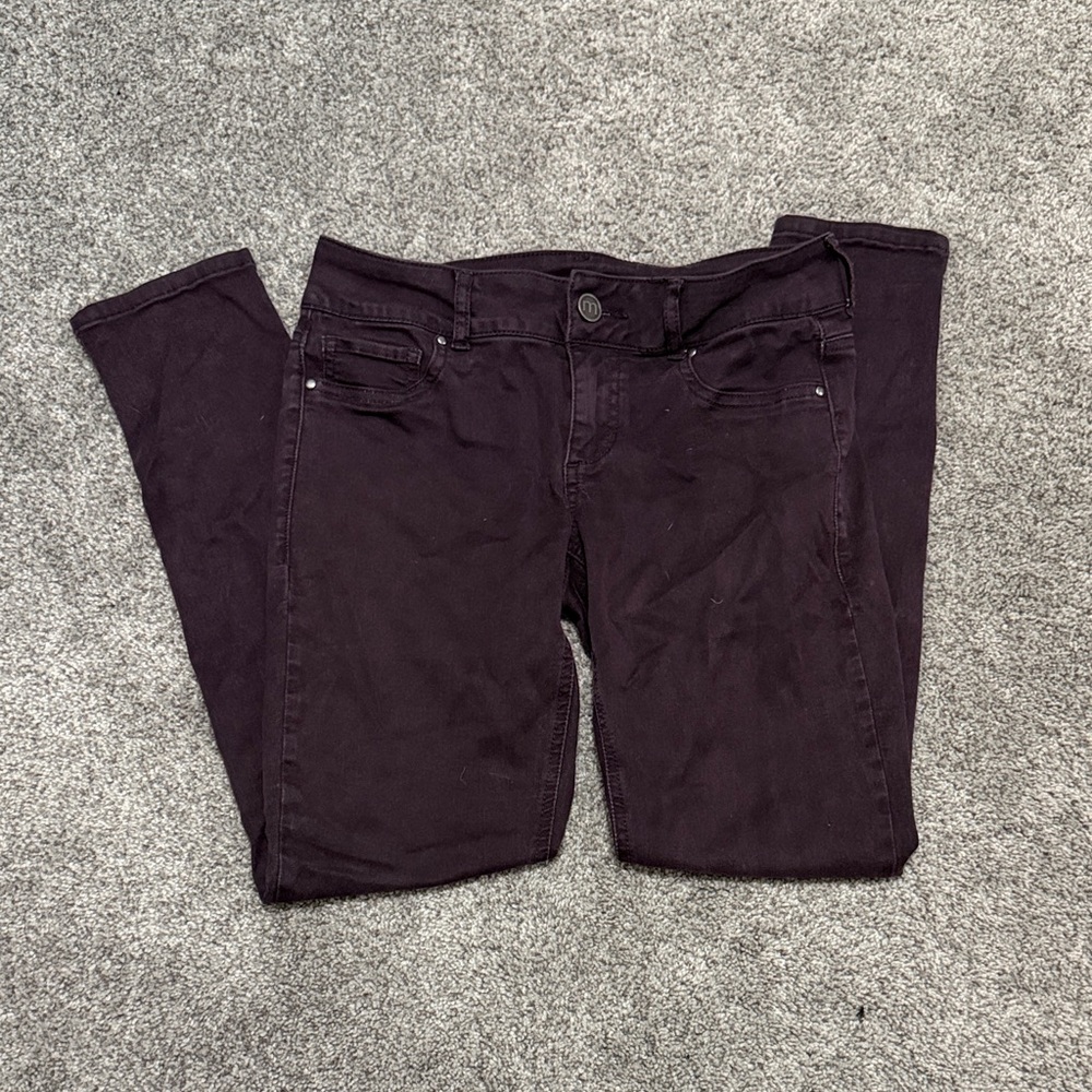 Maurices Deep Purple Skinny Jeans